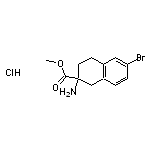 methyl 2-amino-6-bromo-1,2,3,4-tetrahydronaphthalene-2-carboxylate hydrochloride