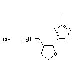 rac-[(2R,3R)-2-(3-methyl-1,2,4-oxadiazol-5-yl)oxolan-3-yl]methanamine hydrochloride