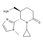 rac-(5R,6S)-5-(aminomethyl)-1-cyclopropyl-6-(1-methyl-1H-imidazol-2-yl)piperidin-2-one