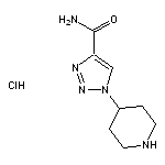 1-(piperidin-4-yl)-1H-1,2,3-triazole-4-carboxamide hydrochloride