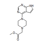 Methyl 2-[4-(7H-Pyrrolo[2,3-d]pyrimidin-4-yl)piperazin-1-yl]acetate