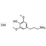 4-(3-aminopropyl)-2,6-dimethoxyphenol hydrochloride