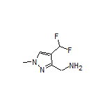 [4-(Difluoromethyl)-1-methyl-3-pyrazolyl]methanamine