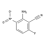 2-amino-6-fluoro-3-nitrobenzonitrile