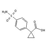 1-(4-sulfamoylphenyl)cyclopropane-1-carboxylic acid