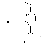 2-fluoro-1-(4-methoxyphenyl)ethan-1-amine hydrochloride