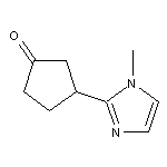 3-(1-methyl-1H-imidazol-2-yl)cyclopentan-1-one