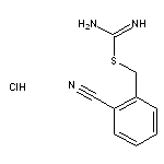 {[(2-cyanophenyl)methyl]sulfanyl}methanimidamide hydrochloride