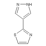 2-(1H-pyrazol-4-yl)-1,3-thiazole