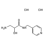 3-amino-2-hydroxy-N-(pyridin-4-ylmethyl)propanamide dihydrochloride