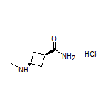 cis-3-(Methylamino)cyclobutanecarboxamide Hydrochloride