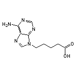 5-(6-amino-9H-purin-9-yl)pentanoic acid