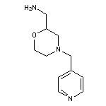 [4-(pyridin-4-ylmethyl)morpholin-2-yl]methanamine