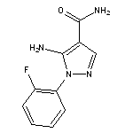 5-amino-1-(2-fluorophenyl)-1H-pyrazole-4-carboxamide