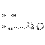 4-[5-(pyridin-2-yl)-1H-imidazol-2-yl]butan-1-amine trihydrochloride