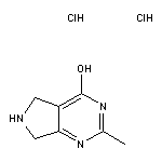 2-Methyl-6,7-dihydro-3H-pyrrolo[3,4-d]pyrimidin-4(5H)-one Dihydrochloride