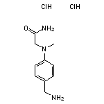 2-{[4-(aminomethyl)phenyl](methyl)amino}acetamide dihydrochloride