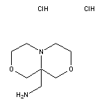 hexahydro-1H-[1,4]oxazino[3,4-c]morpholin-9a-ylmethanamine dihydrochloride