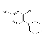 3-chloro-4-(3-methylmorpholin-4-yl)aniline