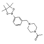 1-(4-{[3-(tetramethyl-1,3,2-dioxaborolan-2-yl)phenyl]methyl}piperazin-1-yl)ethan-1-one