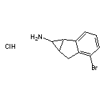 5-bromo-1H,1aH,6H,6aH-cyclopropa[a]inden-1-amine hydrochloride