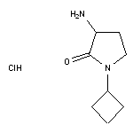 3-amino-1-cyclobutylpyrrolidin-2-one hydrochloride