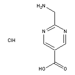 2-(aminomethyl)pyrimidine-5-carboxylic acid hydrochloride