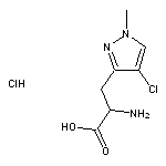 2-amino-3-(4-chloro-1-methyl-1H-pyrazol-3-yl)propanoic acid hydrochloride