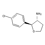 rac-(2R,3S)-2-(4-chlorophenyl)oxolan-3-amine