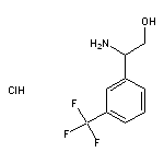 2-amino-2-[3-(trifluoromethyl)phenyl]ethan-1-ol hydrochloride