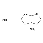 hexahydro-2H-cyclopenta[b]furan-3a-amine hydrochloride