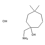 1-(aminomethyl)-4,4-dimethylcycloheptan-1-ol hydrochloride