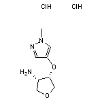 rac-(3S,4S)-4-[(1-methyl-1H-pyrazol-4-yl)oxy]oxolan-3-amine dihydrochloride