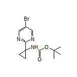 1-(5-Bromo-2-pyrimidinyl)-N-Boc-cyclopropanamine