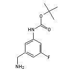 tert-butyl N-[3-(aminomethyl)-5-fluorophenyl]carbamate