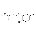 methyl 3-[(2-amino-5-chlorophenyl)sulfanyl]propanoate