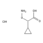 2-(aminooxy)-2-cyclopropylacetic acid hydrochloride