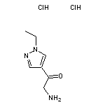 2-amino-1-(1-ethyl-1H-pyrazol-4-yl)ethan-1-one dihydrochloride