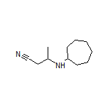 3-(Cycloheptylamino)butanenitrile