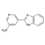 5-(1H-1,3-benzodiazol-2-yl)pyridin-3-amine