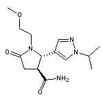 rac-(2S,3S)-1-(2-methoxyethyl)-5-oxo-2-[1-(propan-2-yl)-1H-pyrazol-4-yl]pyrrolidine-3-carboxamide