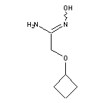 2-cyclobutoxy-N’-hydroxyethanimidamide