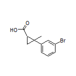 2-(3-Bromophenyl)-2-methylcyclopropanecarboxylic Acid