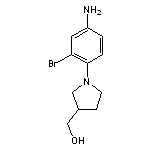 [1-(4-amino-2-bromophenyl)pyrrolidin-3-yl]methanol