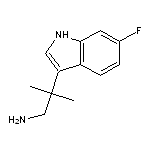 2-(6-fluoro-1H-indol-3-yl)-2-methylpropan-1-amine