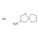 1-oxaspiro[4.4]nonan-3-amine hydrochloride