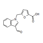 5-[(3-Formyl-1-indolyl)methyl]furan-2-carboxylic Acid