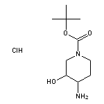 tert-butyl 4-amino-3-hydroxypiperidine-1-carboxylate hydrochloride