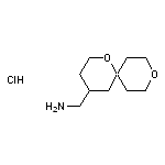 1,9-dioxaspiro[5.5]undecan-4-ylmethanamine hydrochloride