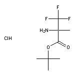 tert-butyl 2-amino-3,3,3-trifluoro-2-methylpropanoate hydrochloride